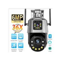 İcsee 6 Mp Çift Kameralı 36x Optik Zoom Büyük Kasa Ptz Wifi Kamera Hafıza Kartı Dahildir -130008