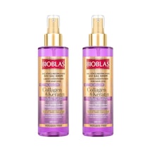Bioblas Collagen & Keratin Saç Dökülmesine Karşı Sıvı Saç Kremi 2 x 200 ML