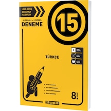 Hız Yayınları 8. Sınıf Türkçe Deneme 15 Li