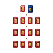 Nadir Gold 24 Ayar 15,5 Gram Külçe Altın 1 Adet 2,5 Gram Külçe Altın + 13 Adet 1 Gram Külçe Altın