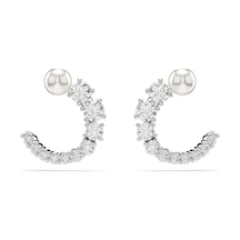 5692260 Swarovski Küpe Matrıx:pe Stud Cırcle Whıte/rhs Metalik 5692260 Swarovski Küpe Matrıx:pe Stud Cırcle Whıte/rhs Metalik