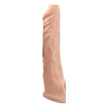 Hızlı Express Ucu Dolgulu Realistik 18 CM Uzatmalı Penis Kılıfı