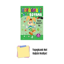 Koparmalı Boyama 1 + Yapışkanlı Not Kağıdı