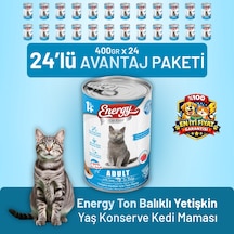 Energy Ton Balıklı Yetişkin Yaş Kedi Maması 400 G - 24 Adet