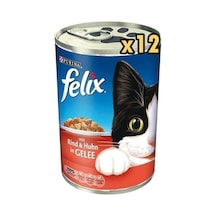 Sığır Etli Tavuklu Kedi Konservesi 400 Gr X 12 Adet
