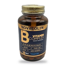 Novacolin Vitamin B Complex B1 B2 B3 B5 B6 B12 Biotin 50 Tablet