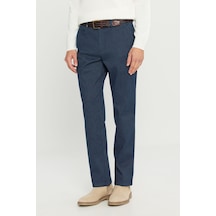 Altınyıldız Classıcs Erkek Lacı Pamuklu Regular Fit Normal Kesim Diagonal Desenli Yan Cepli Esnek Casual Pantolon