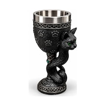 Kedi Figürlü 3d Paslanmaz Çelik Kadeh Bardak