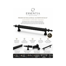 128 Mm Premium Siyah Çizgili Mobilya Kulpu Paslanmaz Alüminyum Modern Dolap Ve Çekmece Kulbu Çoklu Renk