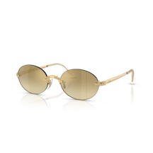 Ray-ban Rb 3929 0017ı 54 A Ap Rocky Unisex Oval Gold Aynalı Metal Güneş Gözlüğü Altın