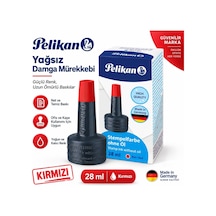 Kırmızı Yağsız Damga Ve Kaşe Mürekkebi 28 Ml Diğer