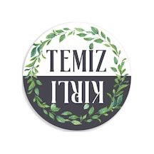 Kirli Temiz Bulaşık Makinesi Magneti Mutfak Dekorasyonu
