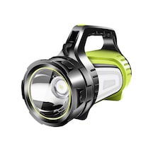 POWERMASTER JS-881B ŞARJLI LEDLİ UZUN MENZİLLİ KAMP TİPİ ÇOK FON Siyah