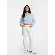 Lcw Jeans Bej Straight Fit Kadın Jean Pantolon