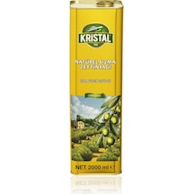 Kristal Natürel Sızma Zeytinyağı Yumuşak Doğal Lezzet 2 Litre Teneke