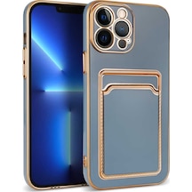 More Tr Apple Uyumlu iPhone 12 Pro Uyumlu Mtr Bark Kartlıklı Kılıf-mavi