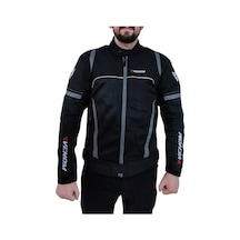 Venom Spin Motosiklet Montu Siyah-gri Motorcu Montu
