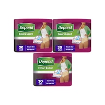 Depend Emici Külot Kadın Hasta Bezi Büyük Boy 3 x 30'Lu
