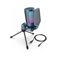 Fifine Ampligame A6v Yayıncı - Oyuncu - Gamer - Podcast - Youtuber Rgb Usb Mikrofon