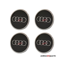 Audi A4-a5-a6-q7 2016/2022 Jant Göbek Arması Oem Kalite 8w0601170a 4m0601170 Parlak Siyah - 892346212