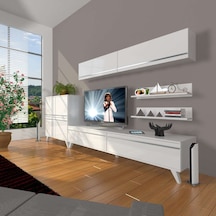 Decoraktiv Eko 6y Mdf Std Retro Tv Ünitesi Tv Sehpası Beyaz