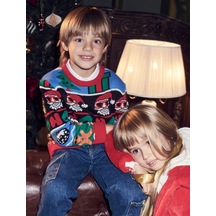 Koton Yılbaşı Kazağı Uzun Kollu Bisiklet Yaka Multıcolor 4wkb90004tt 4WKB90004TTMIX Mavi