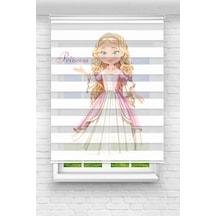 Perdeoutlet38 Baskılı Renkli Prenses Dijital Baskılı Zebra Perde-cocuk Odası-stor Perde Model:pz-2605 Çok Renkli