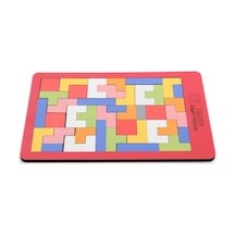 Ahşap Eğitici Tetris - Eğitici Ahşap Oyuncak - Eğitici Blok Dizme - Yeni Nesil Tetris