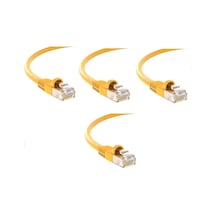 S-link Cat6 Sarı 10 Metre Rj45 Lan Kablosu Uçları Hazır Takılı Bilgisayar Modem Internet Ethernet Kablosu