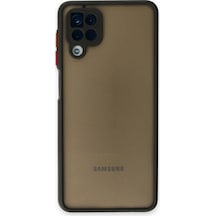Ilkeshop Newface Samsung Galaxy Uyumlu A12 Kılıf Montreal Silikon Kapak - Siyah