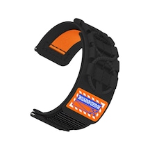 Huawei Honor Magic 2 46mm Hgea Krd-112 22mm Orbital Örgülü Halat Tasarımlı Naylon Kumaş Hasır Kordon