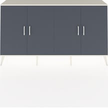 Arges Konsol 4 Raflı 4 Kapaklı 176x30x99 Aytaşı-antrasit/çam Antrasıt/atlas Çam - Aytası