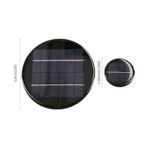 Fastbuy 6v 2w Yüksek Verimli Polikristal Güneş Paneli, Dıy Projeler Ve Şarj İçin 150mm Ip65 Su Geçirmez Solar Panel