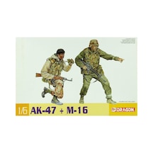 1/6 Ak-47 Ve M16 Silahları Maketi, Dragon 75035