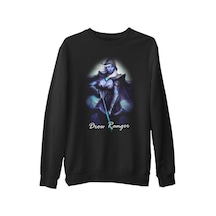 Dota 2 - Drow Ranger Siyah Erkek Kalın Sweatshirt