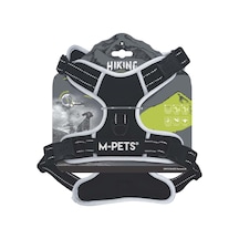 M-pets Hıkıng Reflektörlü Soft Sırt Tasması Black M