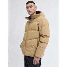 Jack & Jones Jjglobal Puffer Jacket Kapüşonlu Kışlık Erkek Mont Cok Renklı