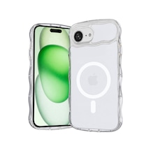 Joko Apple Uyumlu iPhone 17e Vev Full Airbag Magsafe Kapak - Şeffaf Çok Renkli