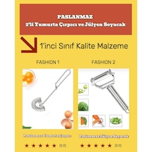 Yumurta Çırpma Teli Paslanmaz Çelik Jülyen Sebze Ve Meyve Soyucu