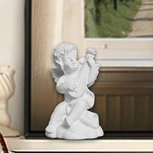 Lijinxu Küçük Melek Heykeli Reçine 3,9x3,6x6,3-cm-pipa