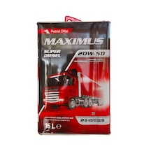 Petrol Ofisi Maximus Süper Diesel 20W-50 Motor Yağı Teneke 15 L