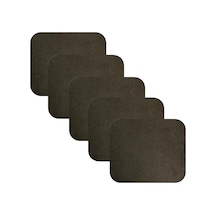 Knsz oturma minderi 5 li artis&mutlu kahve penye kumaş tel bar taburesi sandalyesi için