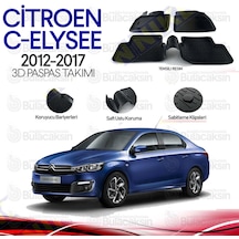 Citroen C-Elysee 2012 - 2017 3D Havuzlu Oto Paspas Takımı