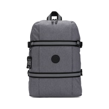 Kipling KIPLING Tamiko P Orta Boy Sırt Çantası GRİ CARBON EMBOSS REFLECTI