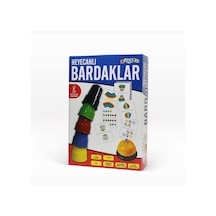 Zekice Zekice Heyecanlı Bardaklar Eğitici Kutu Oyunu.
