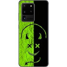 Samsung Galaxy S20 Ultra Uyumlu Şeffaf Kılıf Devil 1 Tasarımlı