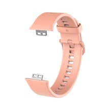 Butam Bilişim Huawei Watch Fit Krd-43 Uyumlu Kordon-pembe Açık