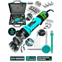 Schmıtzer Sch-kkm03tu Pro Seri Metal Şanzuman Profesyonel Koyun Keçi Kırpma-kırkma Makinası 6 Kademe Devir Ayarlı