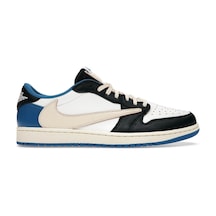Nike Air Jordan 1 Low X Travis Scott Fragment Mavi - Lacivert - Beyaz