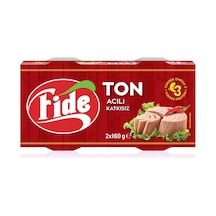 Fide Acılı Ton Balığı 2 X 160 G - 8 Adet Tarı